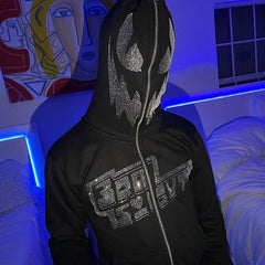 Rhinestone Skeleton Hoodies